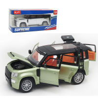 1:24 Land Rover LUMMACLRAD Off-Road Vehicle Diecast โลหะผสมรุ่นรถเสียงดึงกลับคอลเลกชันของเล่นเด็กของขวัญ