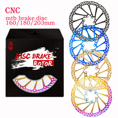 CNC G3สี Mtb ดิสก์เบรก160 180มิลลิเมตรจักรยานเสือภูเขาไฮดรอลิวิศวกรรมคาลิปเปอร์โรเตอร์สำหรับจักรยาน Vtt Bmx ถนนแสงอัลตร้า