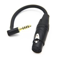 T1 T5P 4 Pin XLR Balance Female to 2.5mm 3.5mm 6.35mm 4.4mm Male Balance Adapter Audio Cable HiFi Earphone Extension Cable  Cables