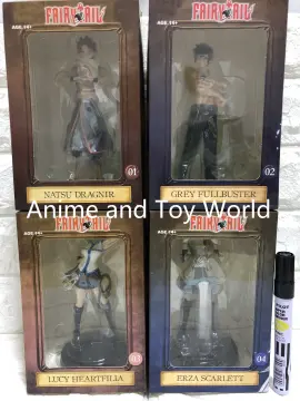4 pçs/set Personagens de Anime Fairy Tail PVC Action Figure Toy Modelo