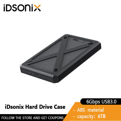 IDsonix กล่องใส่ HDD 2.5 SATA เป็น USB 3.0 อะแดปเตอร์ USB C กล่องใส่ฮาร์ดไดรฟ์สำหรับดิสก์ SSD กล่องใส่ HDD Type C 3.0 กล่องใส่ HDD ภายนอก HD
