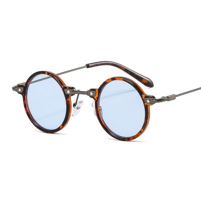 2022 New Retro Steampunk Sunglasses For Women Personality Round Small Frame Sun Glasses Men Hip Hop Gradient Women 39;s Eyeglasses