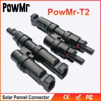 ✸✕ PowMr Solar Wire Connector as Extension Cord Branch Connectors for Parallel Connection Between PV Panels Anti Water amp;Temperature