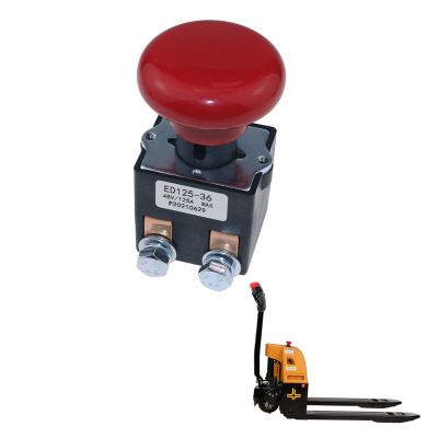 ED125-36 48V 125A Emergency Disconnect Stop Switch for EZ30 E30 D40 EZ40 111551000800 Electric Forklift Stacker