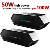 XDOBO 50W High Power Portable Gaming Bluetooth Speaker TWS 100W Outdoor Waterproof Column DSP Bass Speakers Subwoofer Soundbar