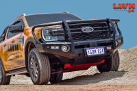 กันชนหน้า 3เขาFord Ranger Next Gen [รุ่น FB-009 LWN4x4] ออฟโรด กันชนเหล็กดำ OFF ROAD BULLBAR ฟอร์ด เรนเจอร์