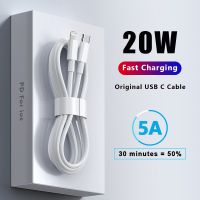 20W Original Fast Charging Cable For iPhone 14 11 12 13 Pro XS Max Mini X XR iPad AirPods Pro Charger Cable USB Type C Data Line