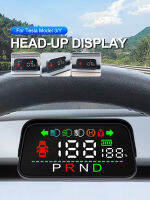 MOCHA Store [คลังสินค้าพร้อม] สำหรับ Tesla รุ่น3รุ่น Y รถ HUD มินิจอแสดงผล Head Up Display ระบายอากาศติดมาตรวัดความเร็วไฟเลี้ยวเกียร์ Hi/Lo Beam Indicator