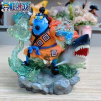 15Cm รูปอะนิเมะเรื่องวันพีช Jinbe Oka Shichibukai รูปปั้นมังงะปลา Terran Pvc หุ่นแอคชั่นคอลเลกชันของขวัญตกแต่งของเล่นโมเดล