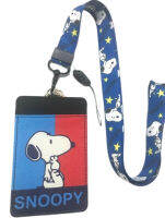 SNOOPY   B    สายคล้องคอ สายคล้องบัตร ที่ใส่บัตร ซองใส่บัตร พร้อมสายคล้องคอ ลาย   SNOOPY B  ST  BR     น่ารัก งานดี สวยงาม สำหรับ บัตร 6x8 cm (body 7x11cm) PMY SHOP