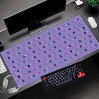 แผ่นรองเม้าส์สีม่วงสีชมพู Kawaii Gamer แผ่นรองเม้าส์สำหรับสาว ๆ Destmat 80x30 Mausepad คอมพิวเตอร์ 60x30 การตั้งค่าพรมอุปกรณ์เสริมสำหรับเกม