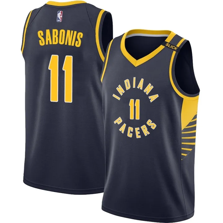 Mens Indiana Pacer 11 Domantas Sabonis Fans Jerseys Team Jersey