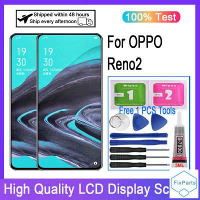สำหรับ OPPO Reno2 Reno 2จอแสดงผล LCD แบบสัมผัสหน้าจอแผงหน้าจอทัชสกรีน