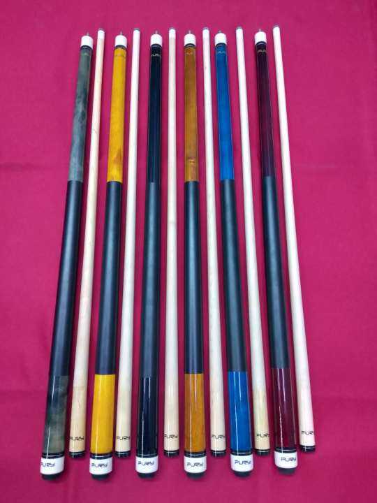 Fury Plain Color Billiard Cue Stick / Tako ng Bilyaran Lazada PH