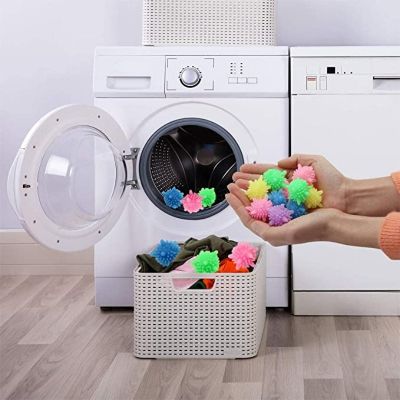 10Pcs/Set Magic Laundry Ball Tool Reusable Household Washing Machine Clothes Softener Remove Dirt Clean Starfish Shape PVC Solid