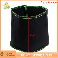 Shao 1/2/3/5/7/10แกลลอน Black Felt pots Garden Plant Grow BAG Container