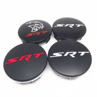 4pcs 63mm SRT Wheel Hub Center Cap For Doge Nitro Caliber Challenger Charger Journey Caravan Durango Nitro Car Rims Cover