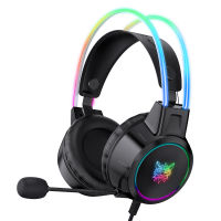 ONIKUMA Gaming Headset casque X15 Pro PC Stereo Game Headphones with Mic &amp; RGB Light for Laptop PS4 New Xbox One Controller