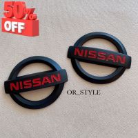 โลโก้ NISSAN สีดำ ตัวอักษรแดง #โลโก้รถ  #โลโก้รถยนต์  #สติ๊กเกอร์รถ #Logo  #โลโก้