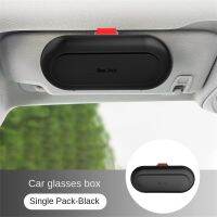 Universal Car Glasses Box Durable Multinational Sunglasses Holder Convenient Manganese Steel Electroplating Glasses Case