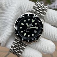 ﹉ Mechanical Watch For Men STEELDIVE SD1996 Japan NH35 Automatic Movement Ceramic Bezel 200M Waterproof Classic Dive Small Abalone