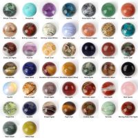 【YF】▦  10/12/14/18/20mm Stone Round Cabochon Flackback Loose for Jewelry Making