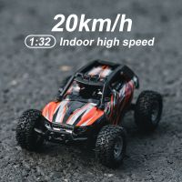 1/32รถ RC 20Km/H Mobil Remote Control การเร่งความเร็วรถของเล่นไฟฟ้าสำหรับการแข่งรถแข่งขนาดจิ๋วออฟโรดความเร็วสูงสำหรับเด็ก