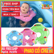 Phao Cổ Cho Bé Tập Bơi - Khóa Dây An Toàn, Đường Kính Vòng Cổ 9cm