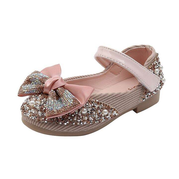 new-children-leather-shoes-rhinestone-bow-princess-girls-party-dance-shoes-baby-student-flats-kids-performance-shoes-d785