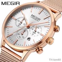 ⌚ นาฬิกา Megs MEGIR multifunctional new fashion watches waterproof timing female table quartz watch 2011 m