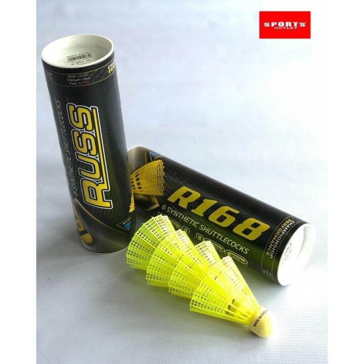Badminton Shuttlecock Synthetic Russ 168 per/pc Lazada PH