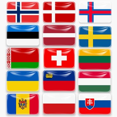 Estonia Belarus Iceland poland Poland Denmark Russia Finland Czech Republic Latvian Lithuania Moldova Norway Flag Fridge Magnet