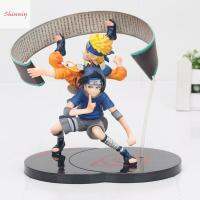 SHINNIY สำหรับเด็กของเล่นตุ๊กตาพีวีซี Uchiha Sasuke Miniatures Uzumaki ฟิกเกอร์ของเล่น Figurine โมเดลแอคชั่นโมเดลตุ๊กตา