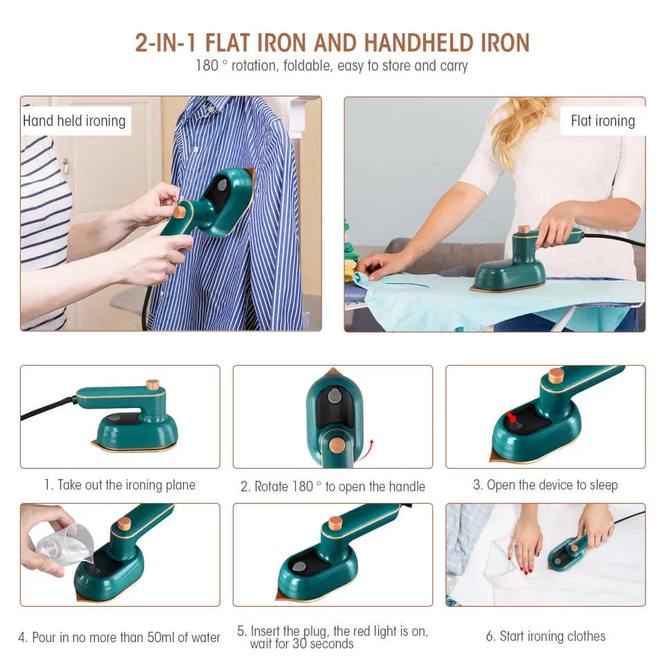  Mini Ironing Machine Handheld Can Be Rotated 180