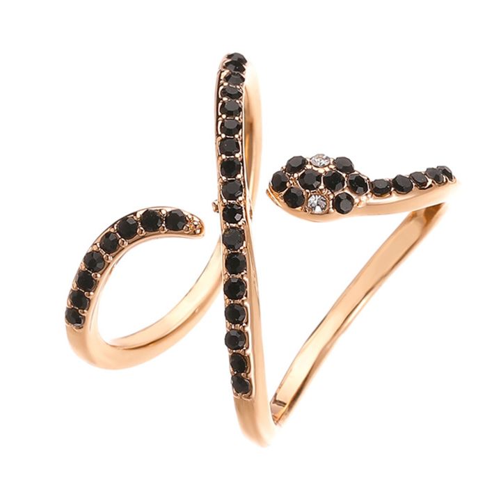 gravitational-wave-women-snake-shape-simple-adjustable-punk-finger-ring-เครื่องประดับอุปกรณ์เสริม