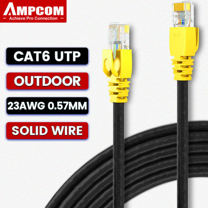 Ampcom Cat Outdoor Ethernet Patch Cable High Speed Utp Mm Oxygen