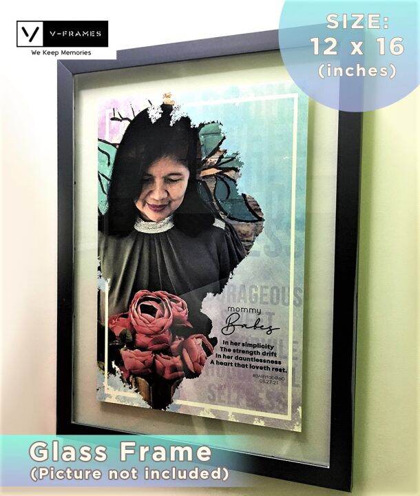 12x16 Inches Glass to Glass Wall Frame Picture Frame Photo Frame