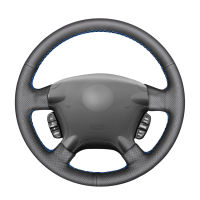 Black PU Artificial Leather Car Steering Wheel Cover for Honda CR-V CRV 2002 2003 2004 2005 2006