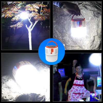 ของใหม่ LED พลังงานแสงอาทิตย์ชาร์จ ไฟประหยัดพลังงานแบบพกพาไฟสวนบ้านชาร์จสมบัติไฟดับฉุกเฉิน