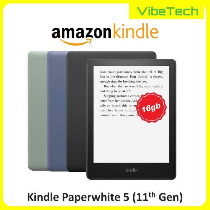 Amazon Kindle Paperwhite 11th gen Now with a 6.8" display and
