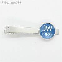 2023 New Steampunk Jehovahs Witnesses Tie Clip JW.ORG High Quality Clip Round Hand Craft Jewelry Glass Gem Clips