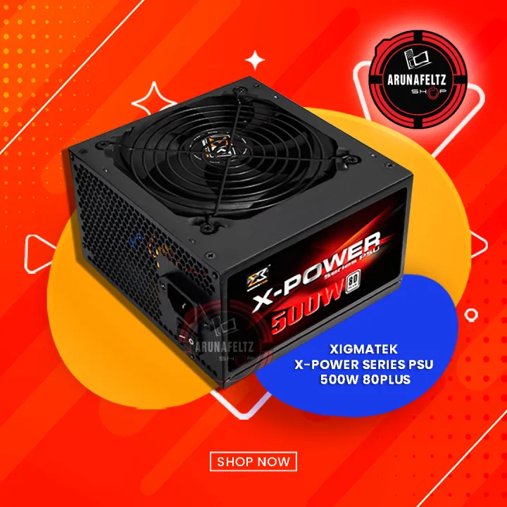 500W XIGMATEK X POWER 80+ WHITE TRUE RATED POWER SUPPLY Lazada PH