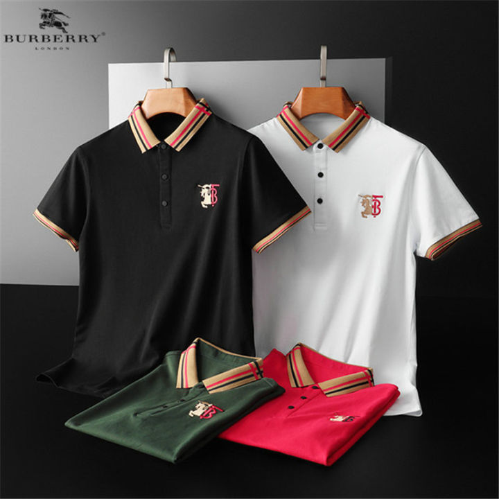 Top Brand Burberrys High-end Polo Shirts For Men Summer Latest Style ...