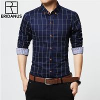 【Hot Sale】embellishembellish ERIDANUS 2020 39; SCottonShirts Male HighLong Sleeve Stripplus Size 5XL MCL087