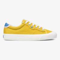 Keds รุ่น Crew Kick 75 Canvas รองเท้าผ้าใบ ผู้หญิง สี LEMON CURRY/FRENCH BLUE - WF63198