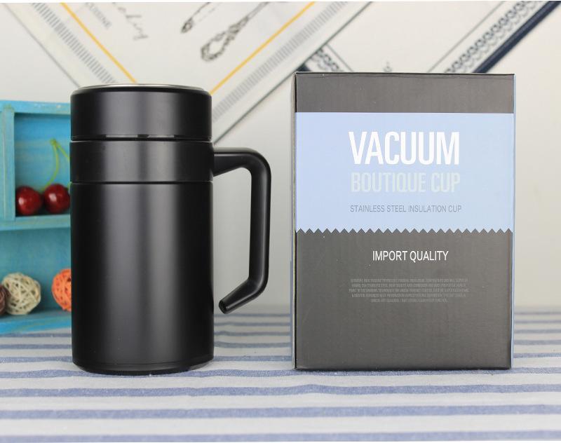 400ml Stainless Steel Vacuum Flask Water Bottle Gifts Office Coffee Mug Cup 