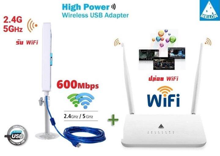 Router+USB Wifi 2.4G+5G ชุดขยายสัญญาณ Wifi ระยะไกล รับ Wifi แล้วปล่อย Wifi ต่อ ผ่าน Router รองรับการใช้งาน ผ่านสาย LAN และ Wifi สูงสุด 32 เครื่อง | Lazada.co.th Router+Usb Wifi 2.4G+5G ชุดขยายสัญญาณ Wifi ระยะไกล รับ Wifi แล้วปล่อย Wifi ต่อ ผ่าน Router รองรับการใช้งาน ผ่านสาย Lan และ Wifi สูงสุด 32 เครื่อง | Lazada.Co.Th
