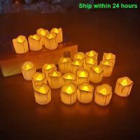 6/12/24/48/96pcs Flameless LED Tea Light Tea Candles Wedding Light Romantic Candles Lights for Wedding Birthday Party Home Decor