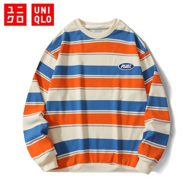 ✕❏✇ UNIQLO เสื้อกันหนาว คุณภาพสูง 2023 ใหม่เสื้อสเวตเตอร์ผ้าฝ้ายลำลองนุ่มสบายเสื้อกันหนาวแบบหลวม ๆ