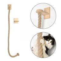 1Pcs Single Cat Tree ขาตั้งสูงและขาตั้งสูงบันไดขนาดใหญ่ Cat Tree ชุดขายส่งไม้ Cat Cat แพลตฟอร์ม Sky เชือก Ro A0Z6